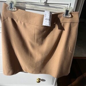 J. Crew Classic Tan Mini Skirt